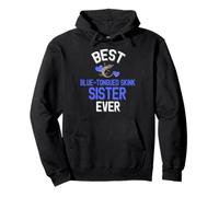 La Mejor Hermana Skink de Lengua Azul Sudadera con Capucha