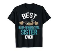 La Mejor Hermana Verde azulada de alas Azules de la Historia, Linda Amante de los Patos Camiseta
