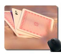 La mejor idea de regalo alfombrilla de ratón, tarjeta de juego de goma Mousepad bordes cosidos