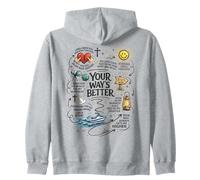 La Mejor inspiración de fe Cristiana de tu Camino Sudadera con Capucha