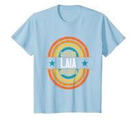 La Mejor Laia del Mundo - Divertido Nombre Laia Camiseta, Niños, Azul Bebé, 6 años