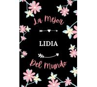 La Mejor lidia del mundo: Cuaderno de notas lidia Notebook - 110 páginas rayadas - regalo Nombre personalizado lidia
