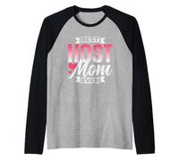 La Mejor Madre Anfitriona Mamá Papá Familia De Acogida Camiseta Manga Raglan