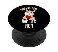 La Mejor Madre de hámster del Mundo, un refrán Divertido PopSockets PopGrip Adhesivo