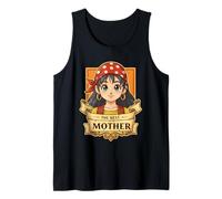 La Mejor Madre Estilo Anime Fantasía Aventurera Amor Mamá Camiseta sin Mangas