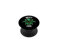 La Mejor mamá Cazadora de Pavos jamás Cazador de pav PopSockets PopGrip Adhesivo