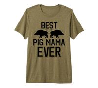 La Mejor mamá cerda de Caza de jabalíes Camiseta Premium