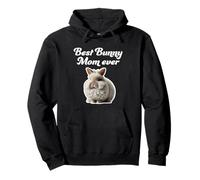 La mejor mamá conejita de la historia: Jersey Wooly Rabbit Sudadera con Capucha