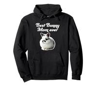 La mejor mamá conejita de la historia: Jersey Wooly Rabbit Sudadera con Capucha