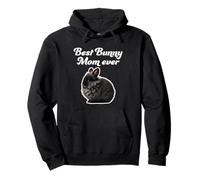 La mejor mamá conejita de la historia: Jersey Wooly Rabbit Sudadera con Capucha