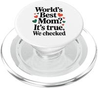 La Mejor Mamá D Es Cierto. Lo Comprobamos. Amor PopSockets PopGrip para MagSafe