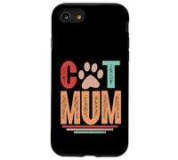 La mejor mamá de gato del mundo de la historia clásica retro Cat Mum Carcasa para iPhone SE (2020) / 7 / 8