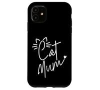 La Mejor mamá de Gato del Mundo Feline Cute Ears & Bigotes Carcasa para iPhone 11