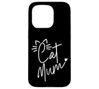 La Mejor mamá de Gato del Mundo Feline Cute Ears & Bigotes Carcasa para iPhone 15 Pro