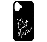 La Mejor mamá de Gato del Mundo Feline Cute Ears & Bigotes Carcasa para iPhone 16 Plus