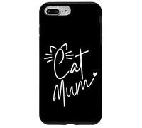 La Mejor mamá de Gato del Mundo Feline Cute Ears & Bigotes Carcasa para iPhone 7 Plus/8 Plus