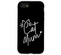 La Mejor mamá de Gato del Mundo Feline Cute Ears & Bigotes Carcasa para iPhone SE (2020) / 7/8