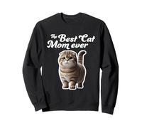 La mejor mamá de gatos de todos los tiempos: Scottish Fold Cat Sudadera