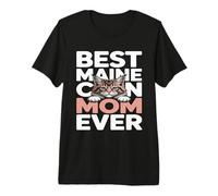 La Mejor mamá de los Maine Coon, Cat Mama Pride Love Camiseta Premium