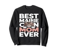 La Mejor mamá de los Maine Coon, Cat Mama Pride Love Sudadera
