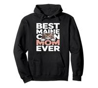La Mejor mamá de los Maine Coon, Cat Mama Pride Love Sudadera con Capucha