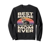 La Mejor mamá de Maine Coon Ever Cat Mama Sudadera