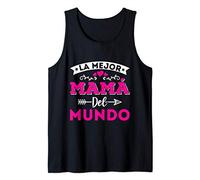 La Mejor Mama Del Mundo Camiseta Divertida Madres Camiseta sin Mangas