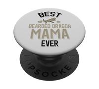 La Mejor mamá dragón Barbuda de Todos los Tiempos PopSockets PopGrip Adhesivo