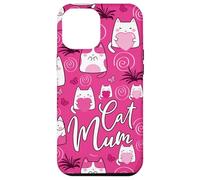 La Mejor mamá Felina de la Historia, Linda, Rosa, Kawaii, la mamá más Genial para Gatos Carcasa para iPhone 12 Pro MAX