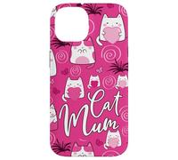 La Mejor mamá Felina de la Historia, Linda, Rosa, Kawaii, la mamá más Genial para Gatos Carcasa para iPhone 14