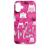 La Mejor mamá Felina de la Historia, Linda, Rosa, Kawaii, la mamá más Genial para Gatos Carcasa para iPhone 16 Plus