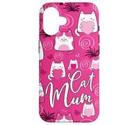 La Mejor mamá Felina de la Historia, Linda, Rosa, Kawaii, la mamá más Genial para Gatos Carcasa para iPhone 16