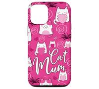 La Mejor mamá Felina de la Historia, Linda, Rosa, Kawaii, la mamá más Genial para Gatos Carcasa para iPhone 12/12 Pro