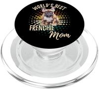 La Mejor mamá Francesa del Mundo Funny Bulldog Francés Mamá PopSockets PopGrip para MagSafe