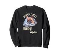 La Mejor mamá Francesa del Mundo Linda mamá Bulldog francés Sudadera