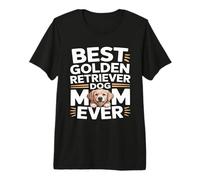 La Mejor mamá Perro Golden Retriever Camiseta Premium