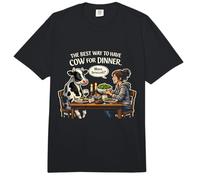 LA Mejor Manera DE CENAR Vaca Comfort Colors Adult Heavyweight T-Shirt