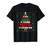 La mejor manera de difundir la alegría navideña es enseñar matemáticas a E Camiseta