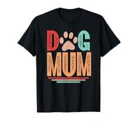 La mejor momia de perro del mundo clásica retro mamá de perro Camiseta