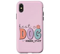 La Mejor Momia de Perro del Mundo Ever Cute Paw Groovy Dog Mum Carcasa para iPhone X/XS