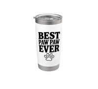 La mejor pata de la historia divertida para el abuelo Pawpaw Vaso térmico de acero inoxidable de doble pared