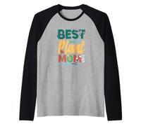 La Mejor Planta mamá Siempre jardinería Divertida Camiseta Manga Raglan