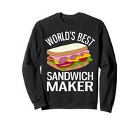 La mejor sandwichera del mundo para amantes de los sándwiches divertidos Sudadera
