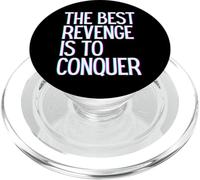 La Mejor Venganza es conquistar Ganar Prosperar Crecer Aprender y Vivir PopSockets PopGrip para MagSafe