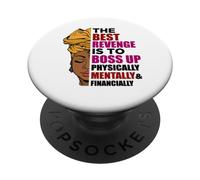 La Mejor Venganza es Jefar físicamente financieramente mentalmente PopSockets PopGrip Adhesivo