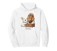 La mentalidad es Todo Conejo León Motivación Sudadera con Capucha