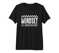 La mentalidad es Todo el Crecimiento Cita Motivacional Inspiración Camiseta Premium