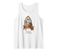 La mentalidad es Todo lo Que el Perro Salchicha ve Lobo Interior Camiseta sin Mangas