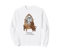 La mentalidad es Todo lo Que el Perro Salchicha ve Lobo Interior Sudadera
