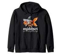 La mentalidad es todo motivacional inspirador Sudadera con Capucha